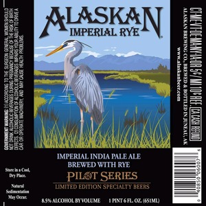 Alaskan Imperial Rye January 2015