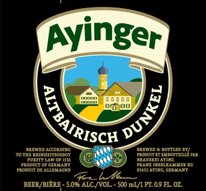 Ayinger Altbairisch Dunkel January 2015