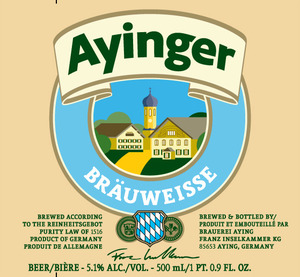 Ayinger Brauweisse January 2015