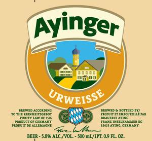 Ayinger Urweisse January 2015