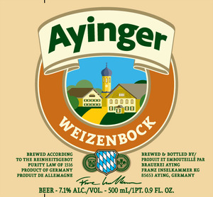 Ayinger Weizenbock January 2015