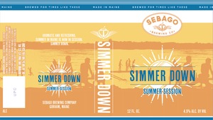 Sebago Brewing Company Simmer Down