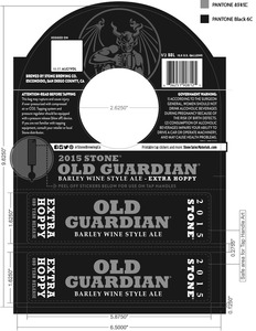 Stone Brewing Co Old Guardian January 2015