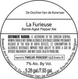 De Dochter Van De Korenaar La Furieuse January 2015