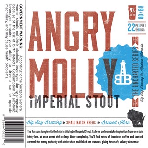Big Bay Brewing Co. Angry Molly Imperial Stout