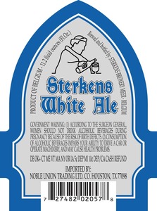 Sterkens White Ale December 2014