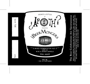 Apoth The Beermongers January 2015