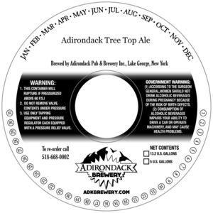 Adirondack Brewery Adirondack Tree Top