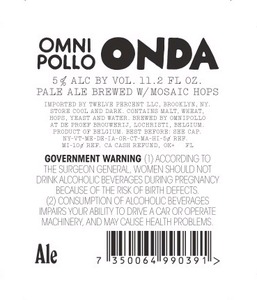 Omnipollo Onda January 2015