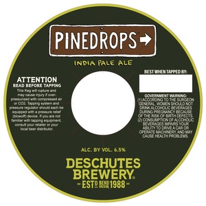 Deschutes Brewery Pinedrops