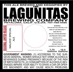 The Lagunitas Brewing Company Waldos' Special