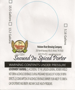 Snowed In Spiced Porter January 2015