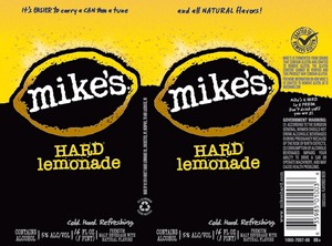 Mike's Hard Lemonade January 2015