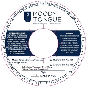 Moody Tongue Dehydrated Tangerine Peel Wheat