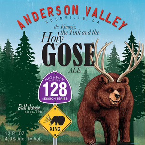 Anderson Valley Brewing Company The Kimmie, The Yink, And The Holy Gose January 2015