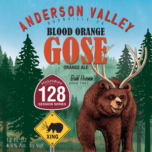 Anderson Valley Brewing Company Blood Orange Gose January 2015