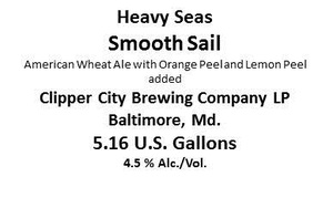 Heavy Seas Smooth Sail January 2015