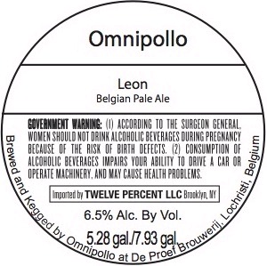 Omnipollo Leon January 2015