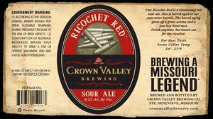 Crown Valley Brewing Co. Ricochet Red January 2015