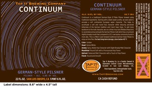 Tap It Brewing Co. Continuum