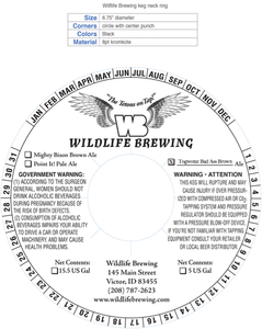 Wildlife Brewing Togwotee Bad Ass Brown Ale