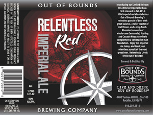 Out Of Bounds Brewing Company Relentless Red Imperial