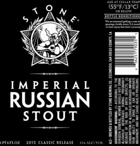 Stone Imperial Russian Stout January 2015