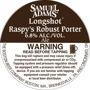 Longshot Raspy's Robust Porter January 2015