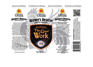 Brewery Vivant The Great Work January 2015