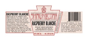 Shawneecraft Raspberry Blanche