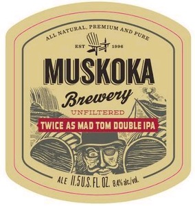 Muskoka Twice As Mad Tom Double IPA