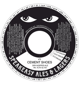 Cement Shoes Dry-hopped Ale January 2015