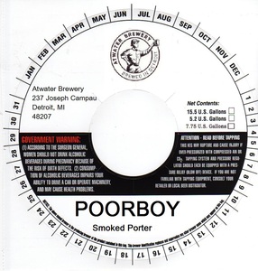 Atwater Brewery Poor Boy January 2015