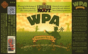 Forbidden Root Benefit Wildflower Pale Ale January 2015