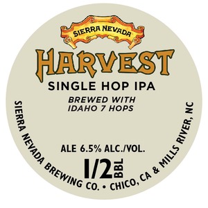 Sierra Nevada Harvest Single Hop IPA