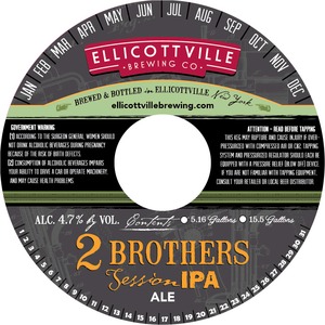 Ellicottville Brewing Company Two Brothers Session IPA