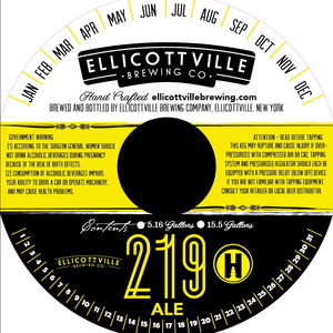 Ellicottville Brewing Company 219 Ale