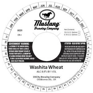 Mustang Brewing Company Washita Wheat January 2015