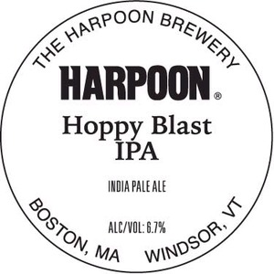 Harpoon Hoppy Blast IPA January 2015