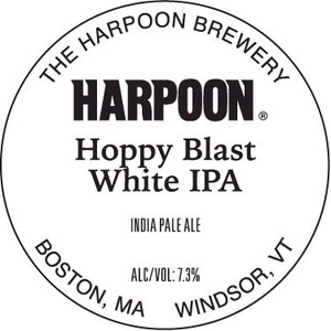 Harpoon Hoppy Blast White January 2015