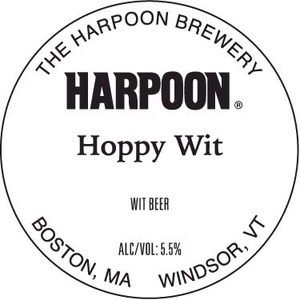 Harpoon Hoppy Wit January 2015