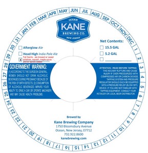 Kane Brewing Company Fall Saints January 2015