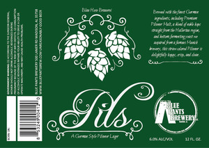 Blue Pants Brewery Pils January 2015