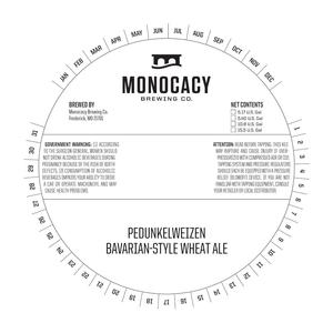Monocacy Brewing Co Pedunklewiezen Bavarian Style Wheat Ale