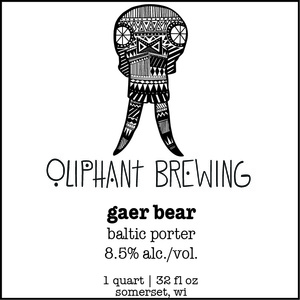 Oliphant Brewing Gaer Bear