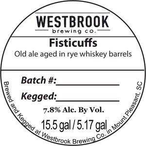 Westbrook Brewing Company Fisticuffs