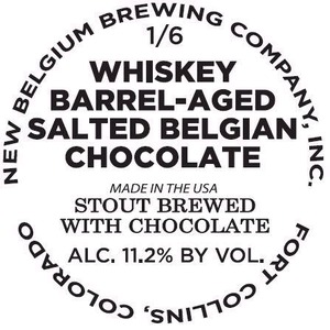 New Belgium Brewing Company, Inc. Whiskey Barrel Aged Salted Belgian