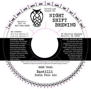 Santilli India Pale Ale January 2015