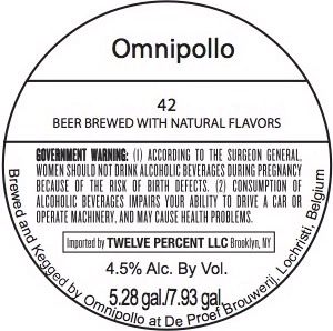 Omnipollo 42 January 2015