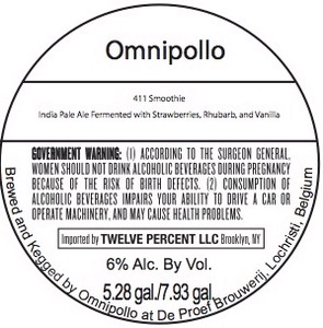 Omnipollo 411 Smoothie January 2015